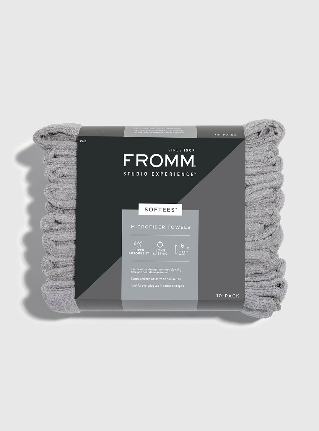 Softees Plush Microfiber Towels - 6 Pack - Dark Grey – FROMM
