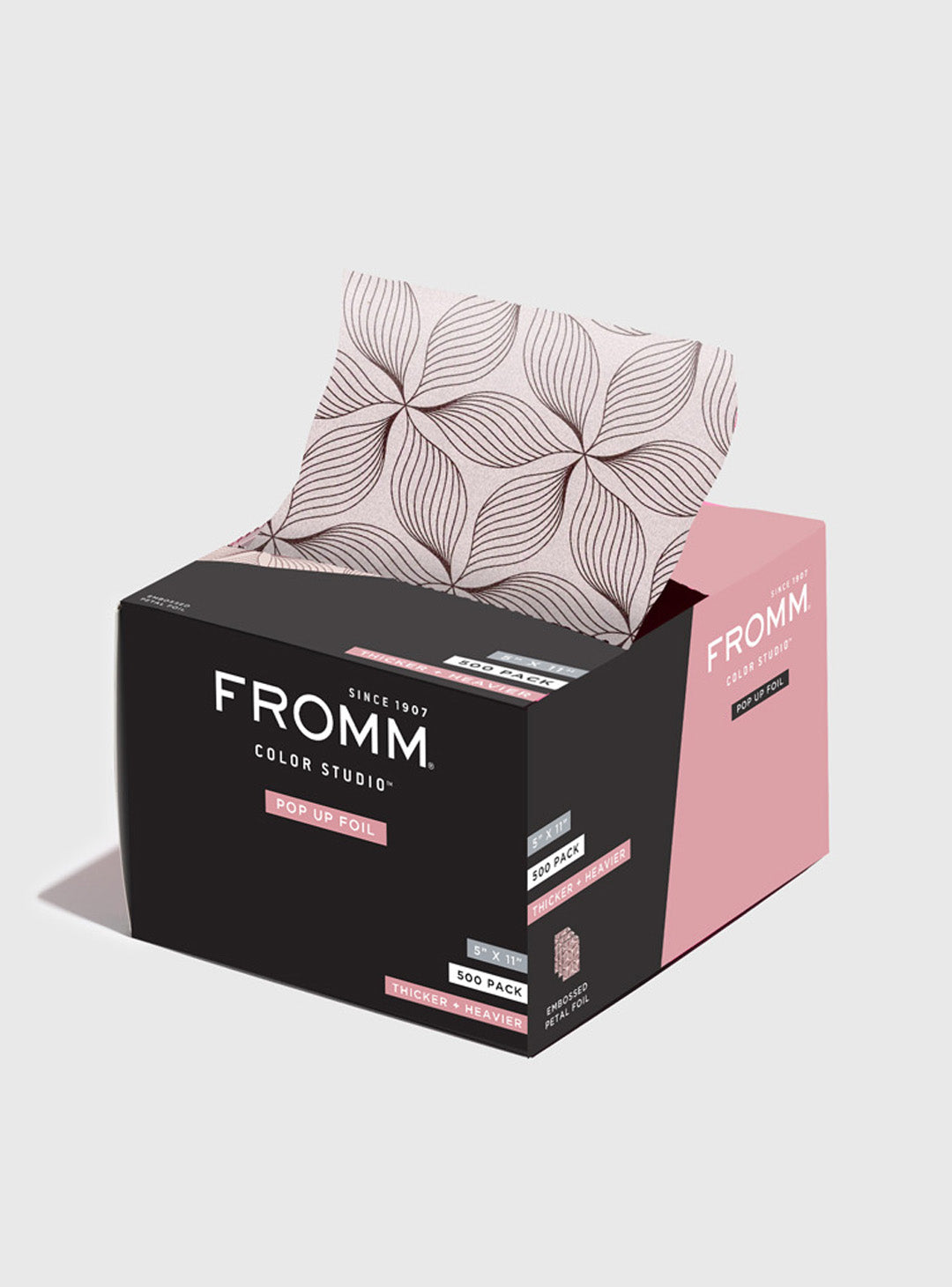 Fromm Color Studio Pop Up Hair Foil in Palms Leaves Pattern 5 x 11 Embossed  Aluminum Foil Sheets Hair Foils For Highlighting and Coloring - 500 Foil  Sheets