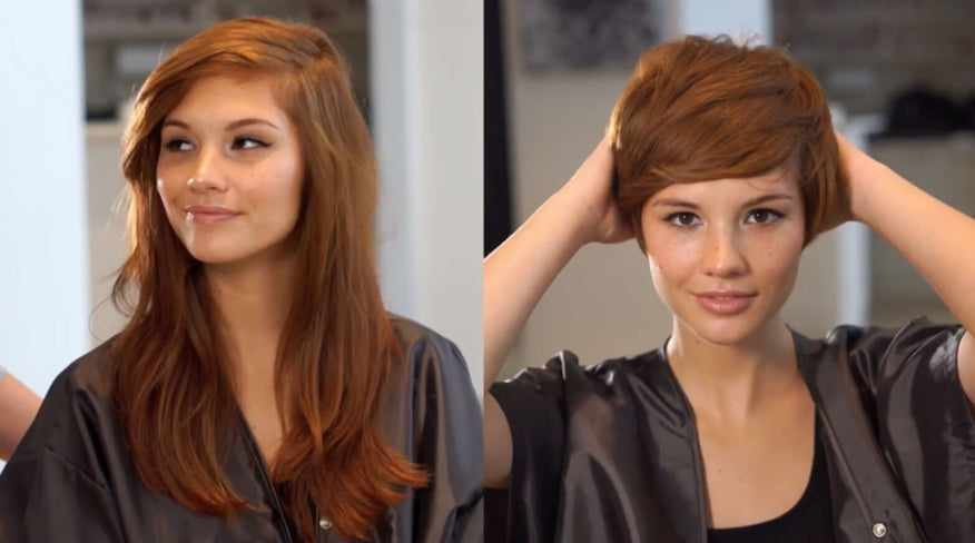 Dramatic Pixie Haircut Transformation with Emily Anderson