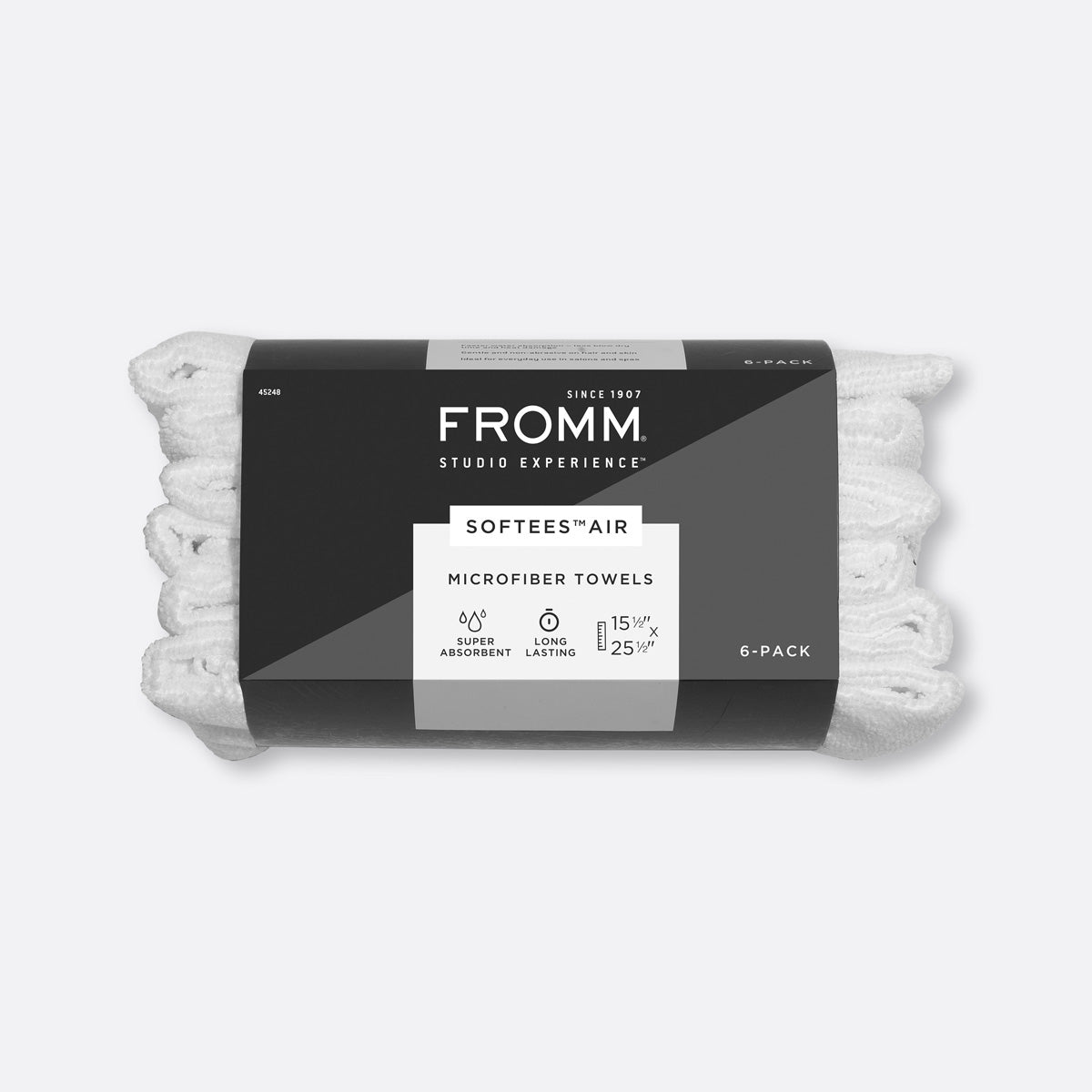 Softees Air Microfiber Towels - 6 Pack - White