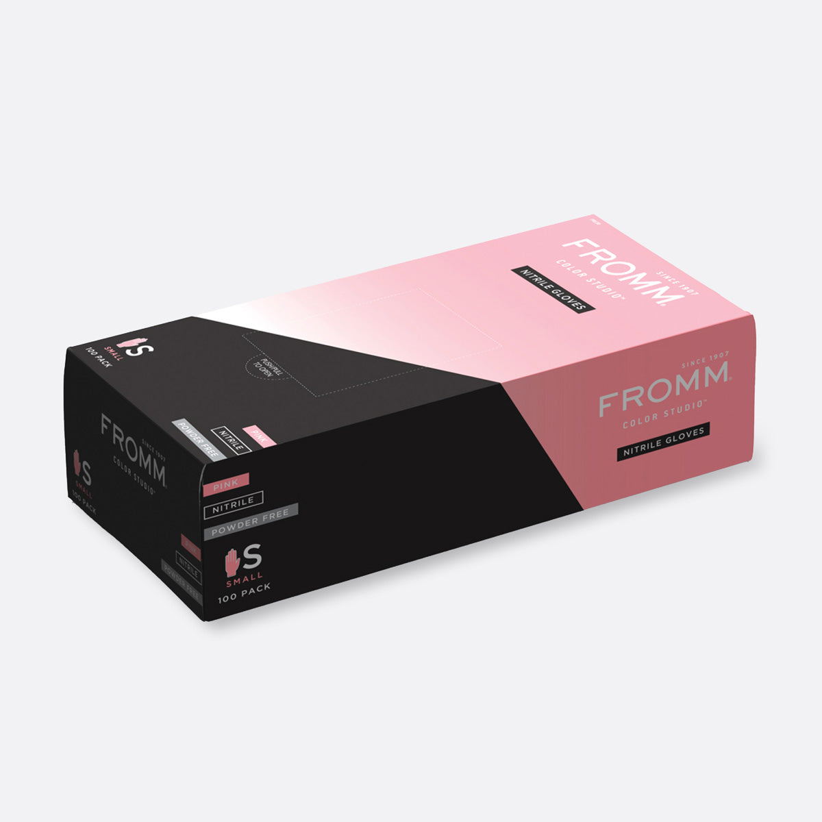 Pink Nitrile Powder Free Gloves - 100 Pack