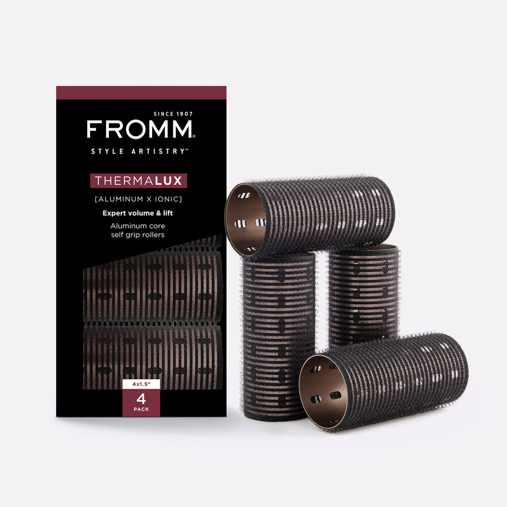 Thermalux 1.5" Aluminum Hair Rollers - 4 Pack
