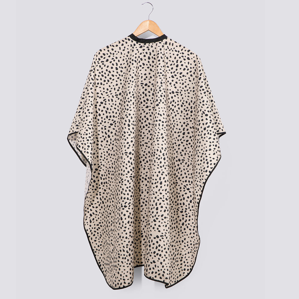 Premium Client Hairstyling Cape - Cheetah Print