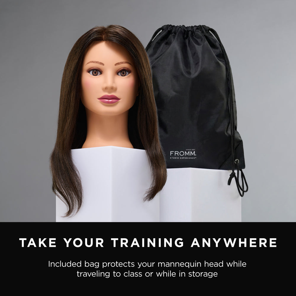 Reese 100% Human Hair 20-22" Mannequin Head