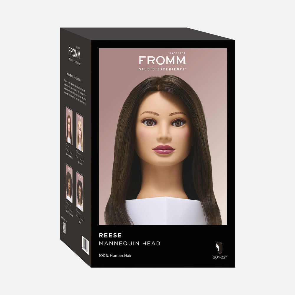 Reese 100% Human Hair 20-22" Mannequin Head