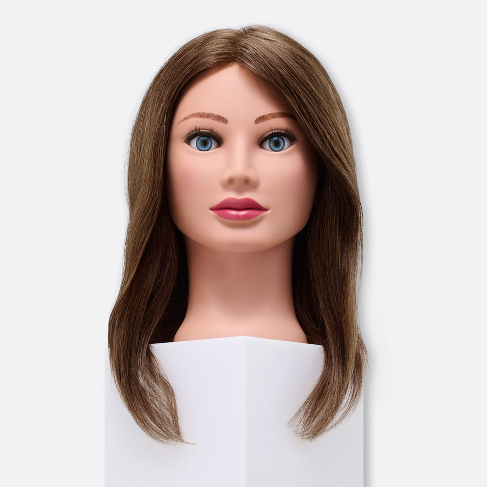 Emma 100% Human Hair 18-20" Mannequin Head