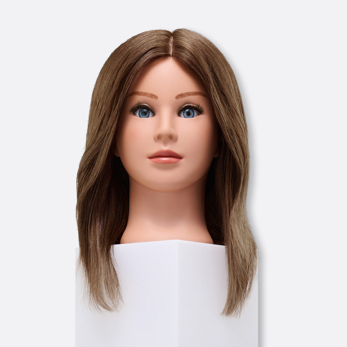 Lucy 100% Human Hair 17-19" Mannequin Head