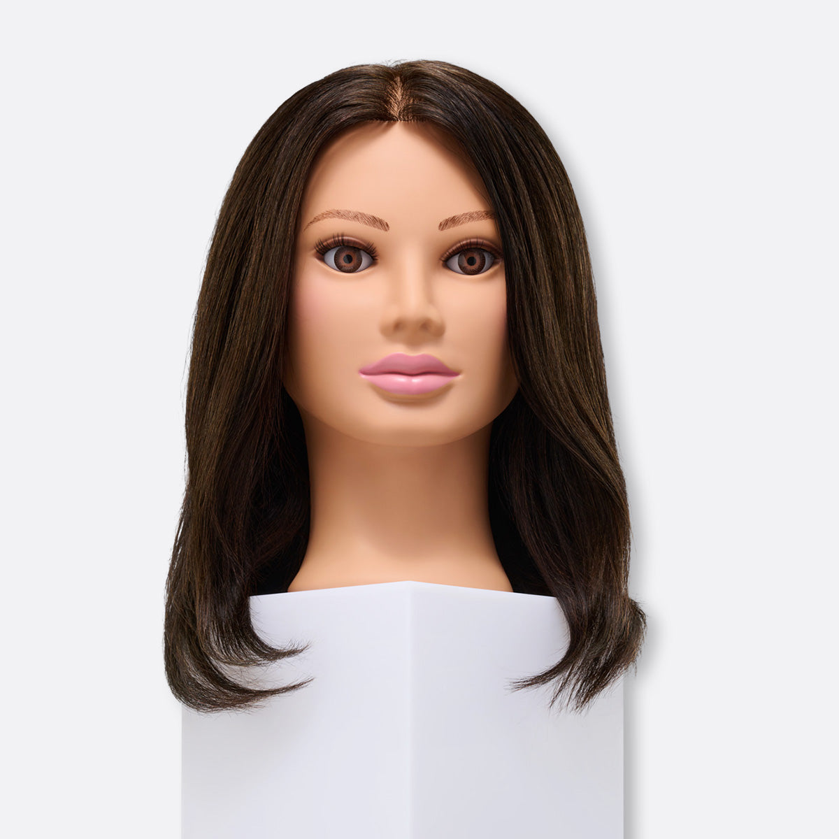 Malika 100% Human Hair 17-19" Mannequin Head